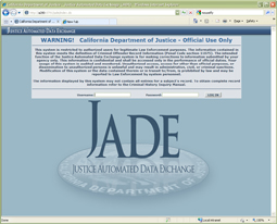 Screenshot of JADE